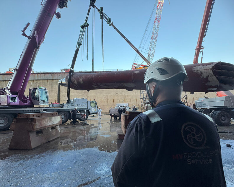 Taking out fin stabilizer