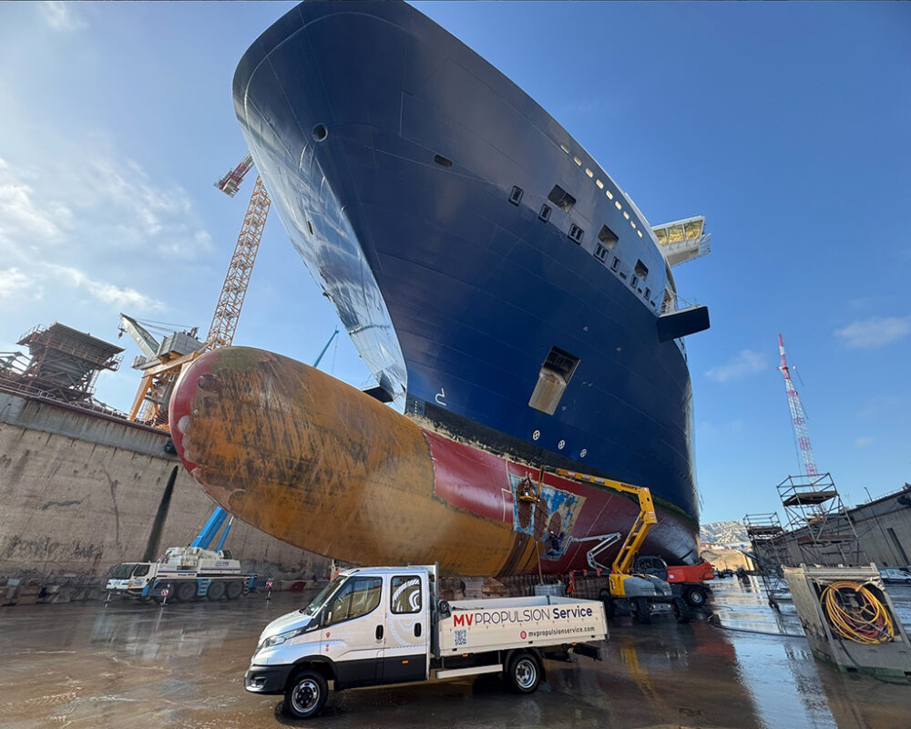 Drydock – bow thrusters overhaul